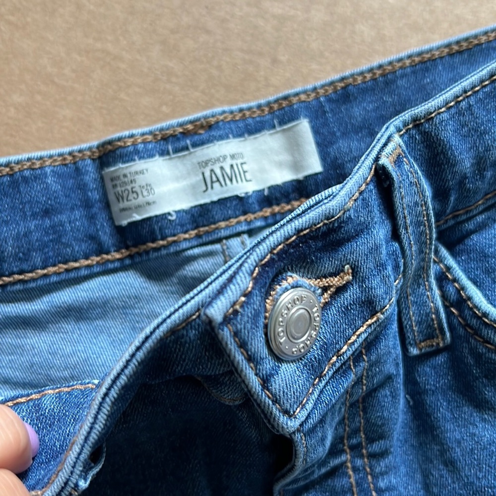 Jamie top shop skinny Jean